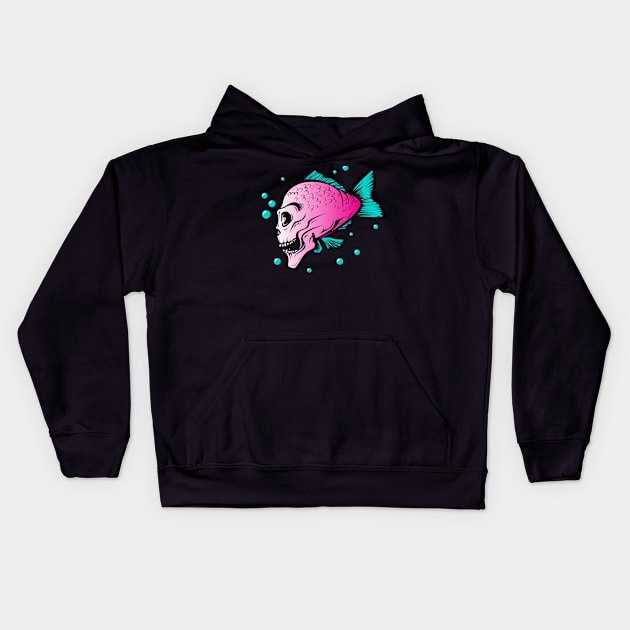 Friendly Creature Kids Hoodie by tenaciousva